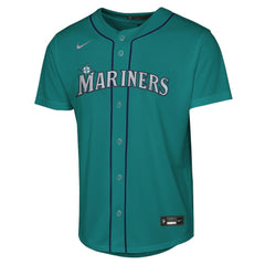 Teal Cal Raleigh Seattle Mariners Nike Youth Alternate Replica Jersey
