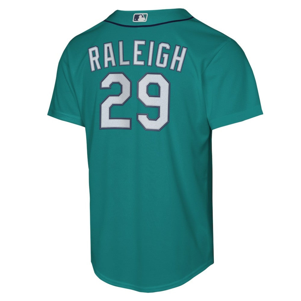 Teal Cal Raleigh Seattle Mariners Nike Youth Alternate Replica Jersey