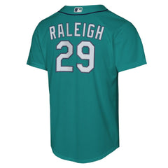 Teal Cal Raleigh Seattle Mariners Nike Youth Alternate Replica Jersey