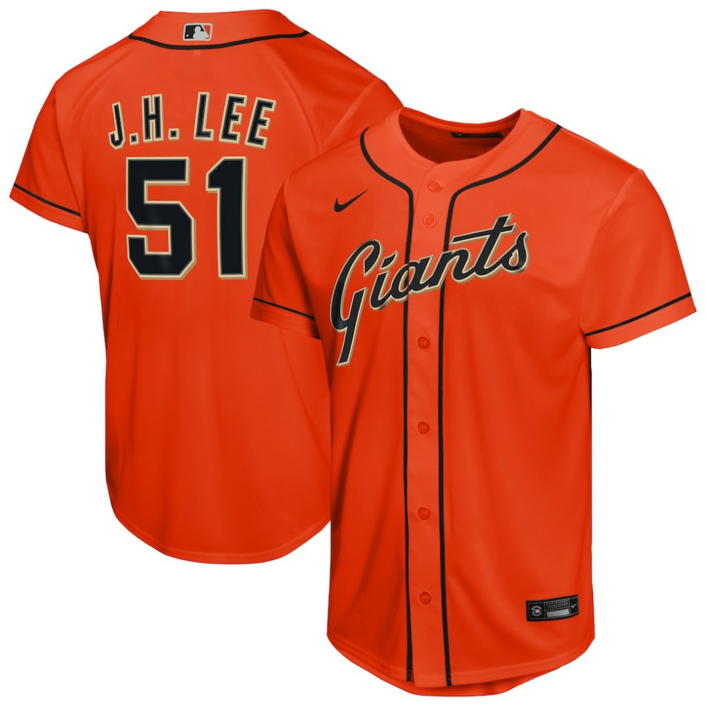 Orange Jung Hoo Lee San Francisco Giants Nike Youth Alternate Replica Jersey