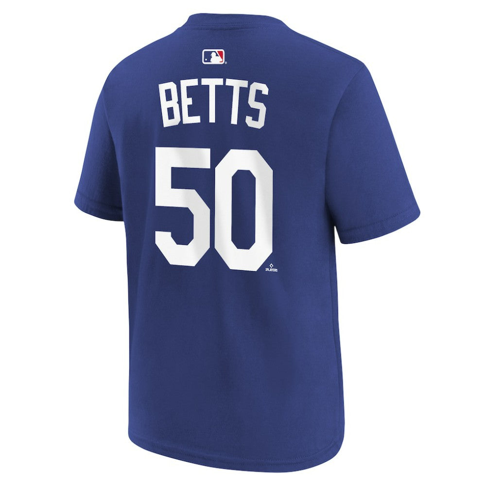 Royal Mookie Betts Los Angeles Dodgers Nike Youth Name & Number T-Shirt