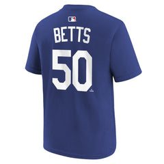 Royal Mookie Betts Los Angeles Dodgers Nike Youth Name & Number T-Shirt