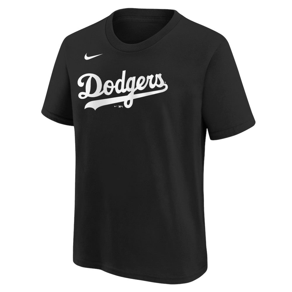 Black Shohei Ohtani Los Angeles Dodgers Nike Youth Name & Number T-Shirt