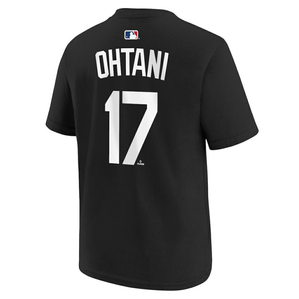 Black Shohei Ohtani Los Angeles Dodgers Nike Youth Name & Number T-Shirt