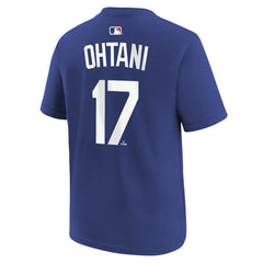 Royal Shohei Ohtani Los Angeles Dodgers Nike Youth Name & Number T-Shirt
