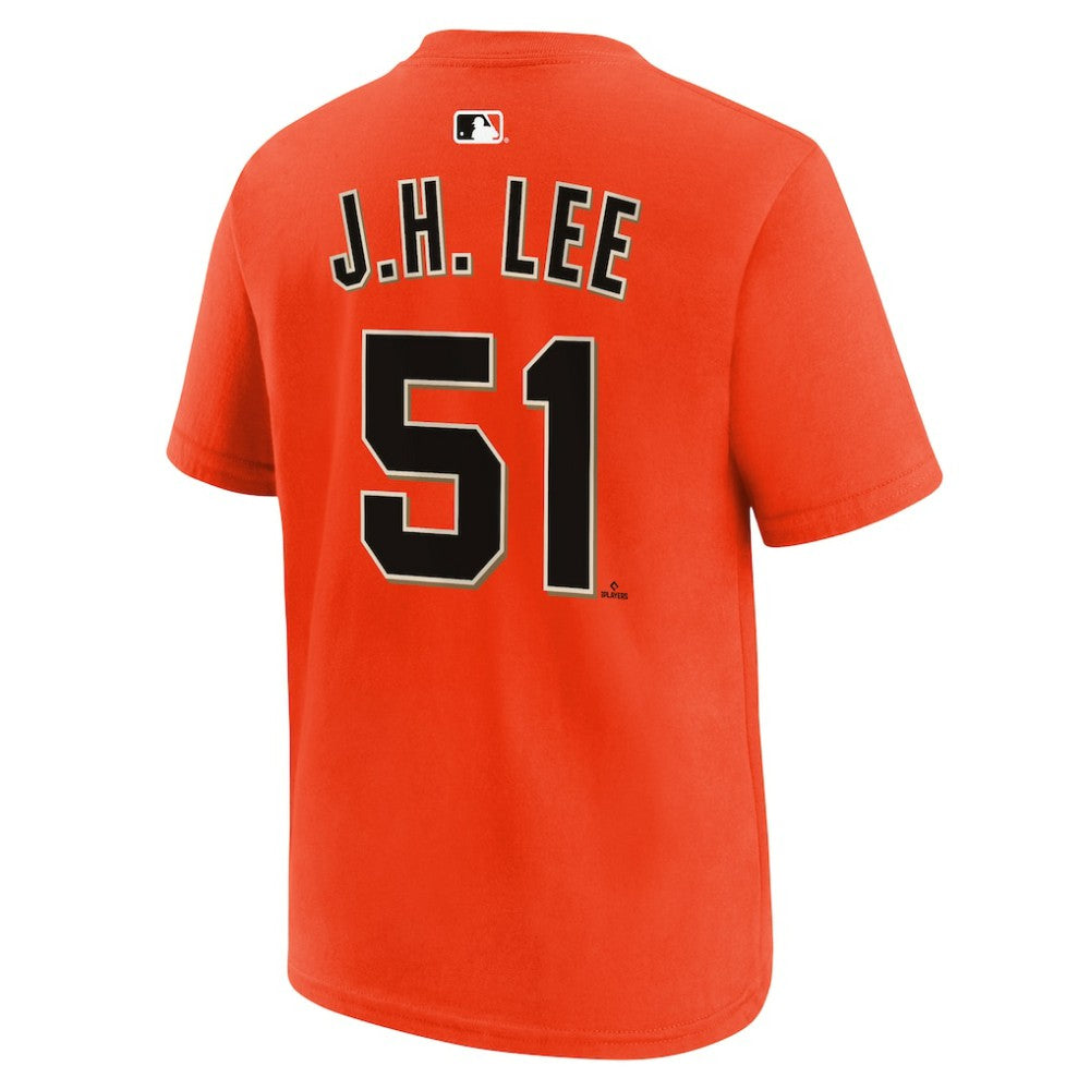 Orange Jung Hoo Lee San Francisco Giants Nike Youth Name & Number T-Shirt