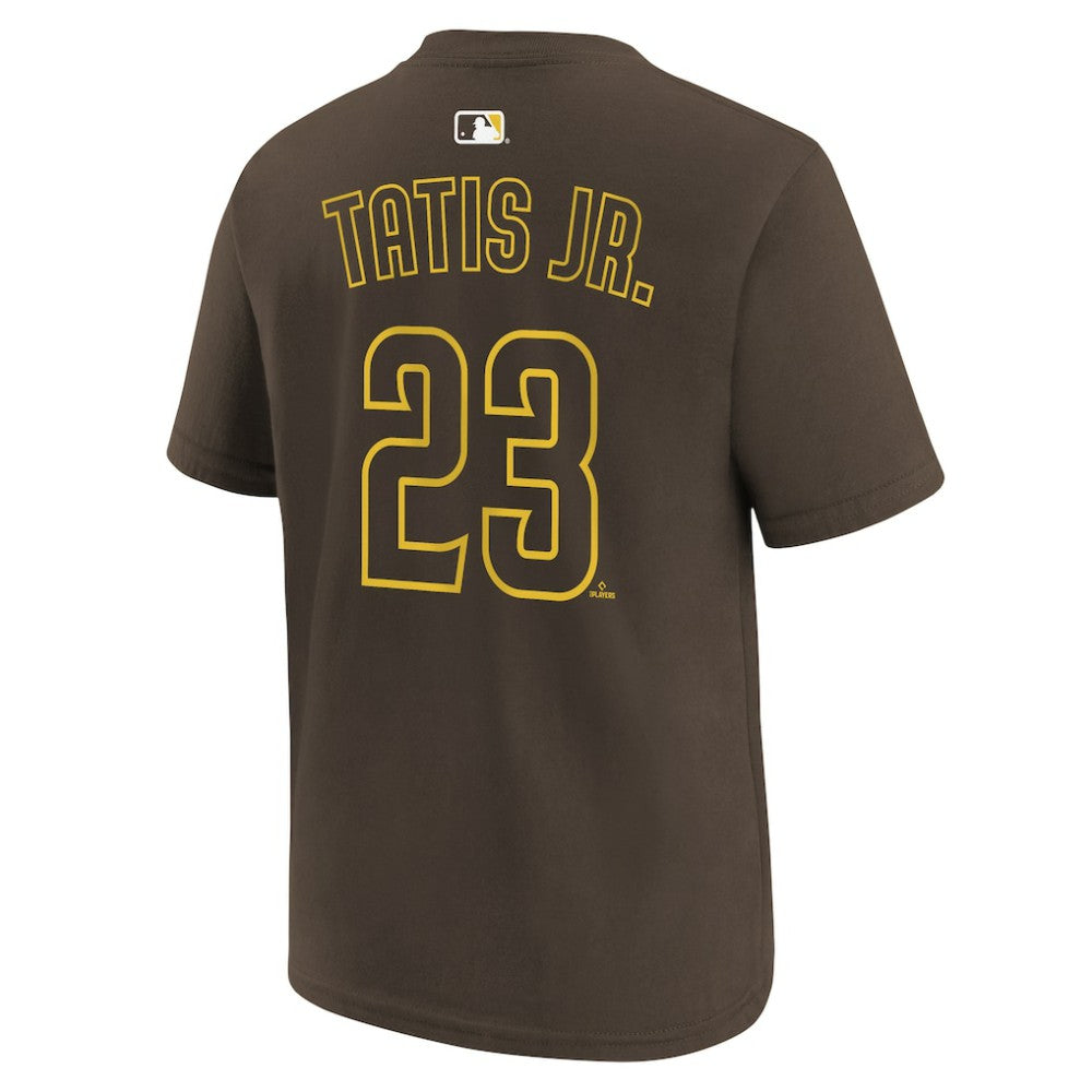Brown Fernando Tatis Jr. San Diego Padres Nike Youth Name & Number T-Shirt