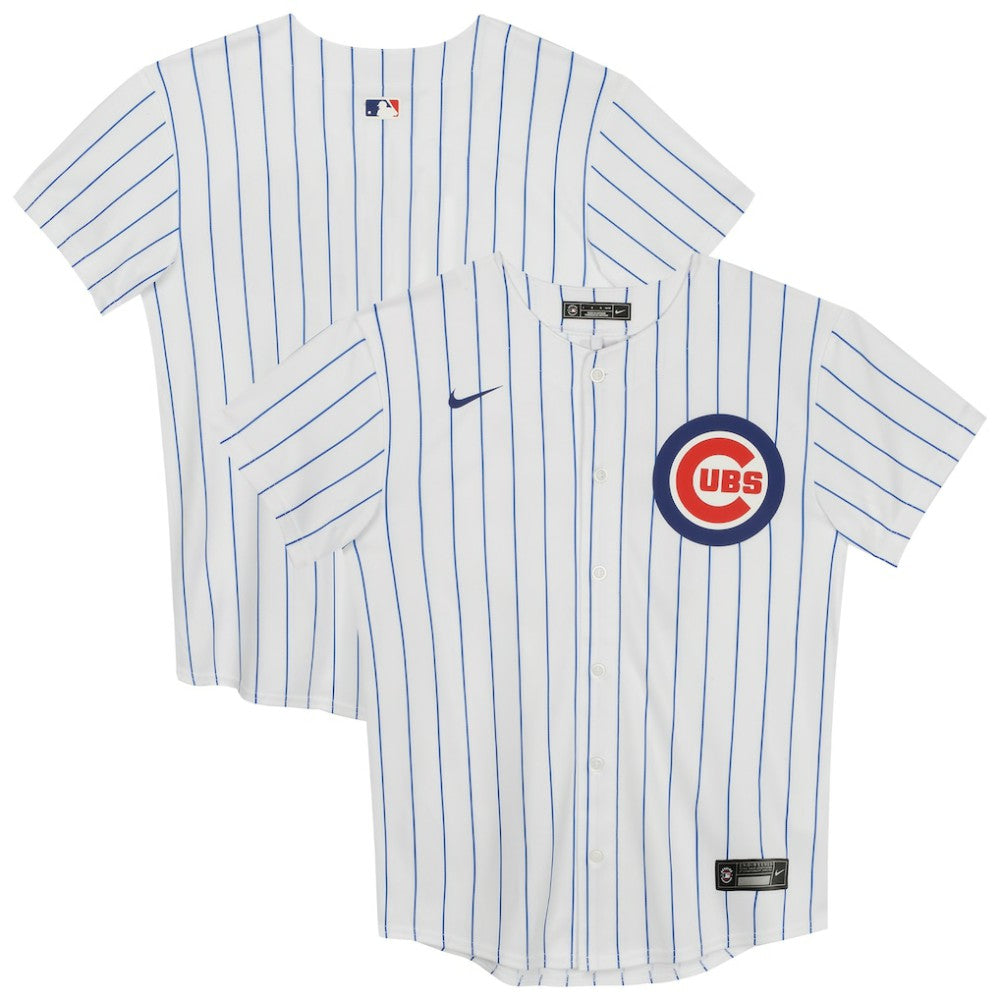 White Chicago Cubs Nike Preschool Home Game Jersey