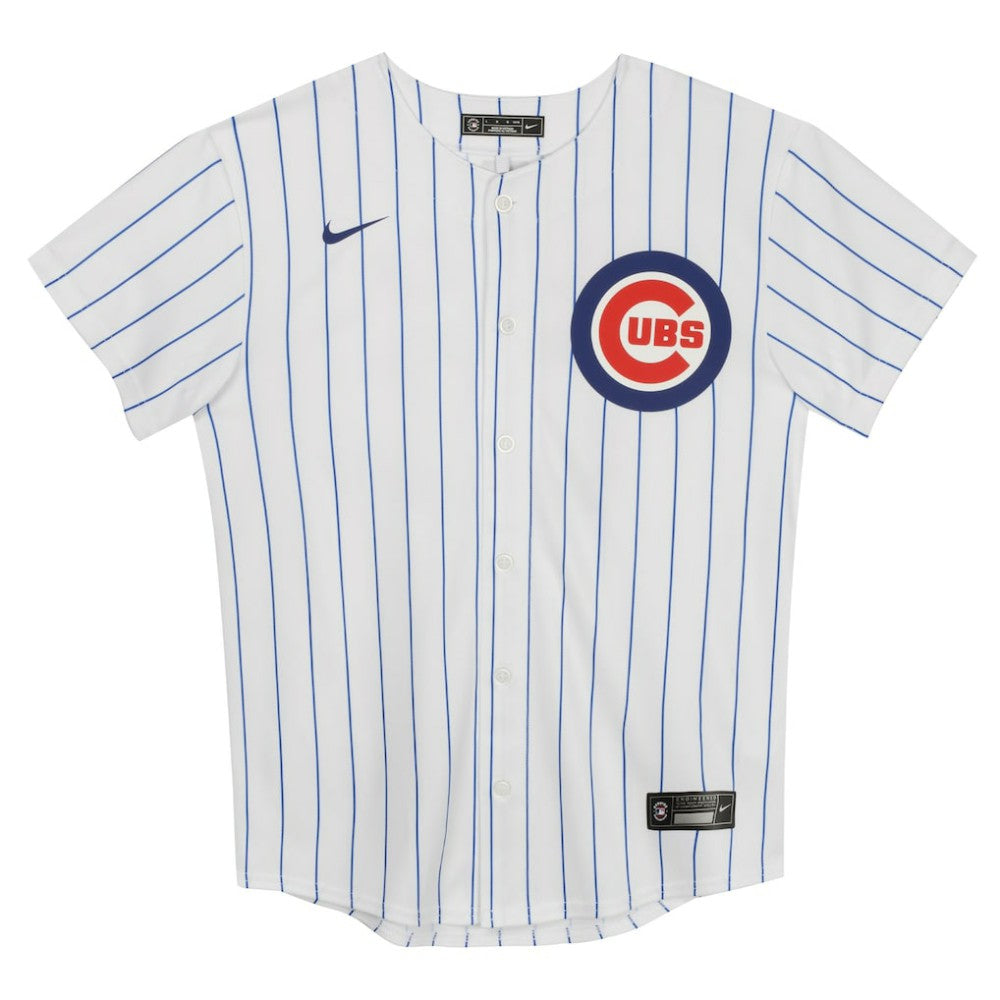 White Chicago Cubs Nike Preschool Home Game Jersey