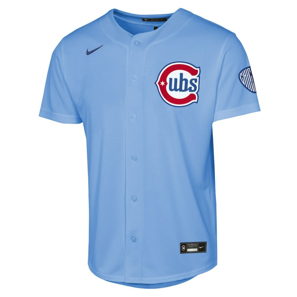 Light Blue Chicago Cubs Nike Youth Alternate 2 Stadium Jersey