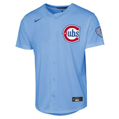 Light Blue Chicago Cubs Nike Youth Alternate 2 Stadium Jersey
