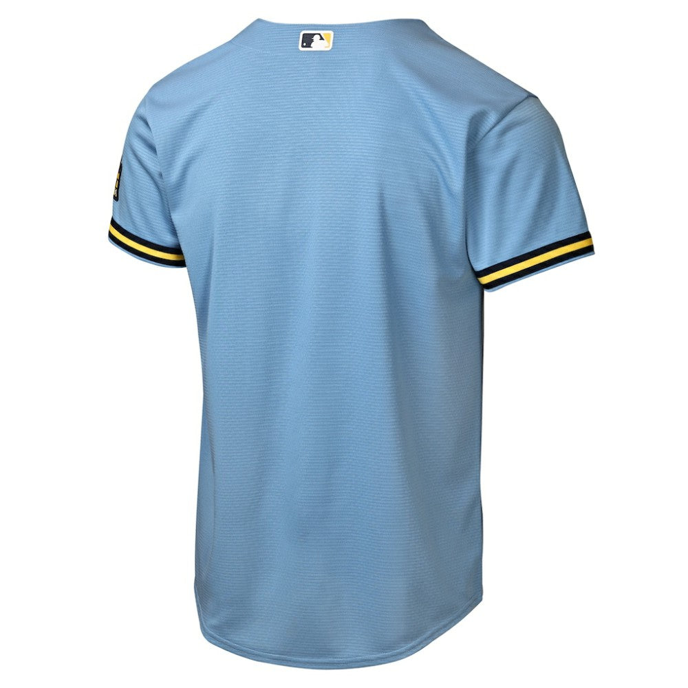 Powder Blue Milwaukee Brewers Nike Youth Road Stadium Jersey