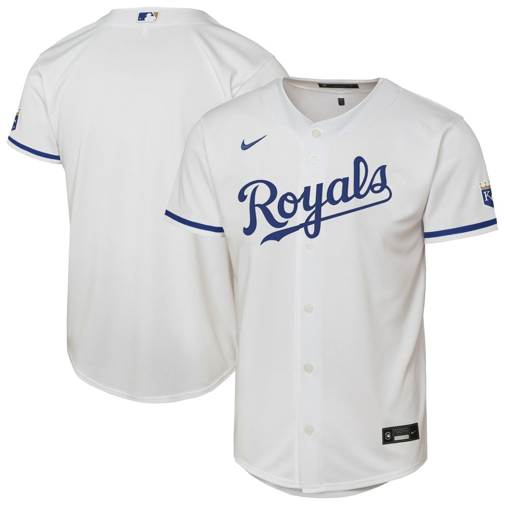 White Kansas City Royals Nike Youth Home Stadium Jersey