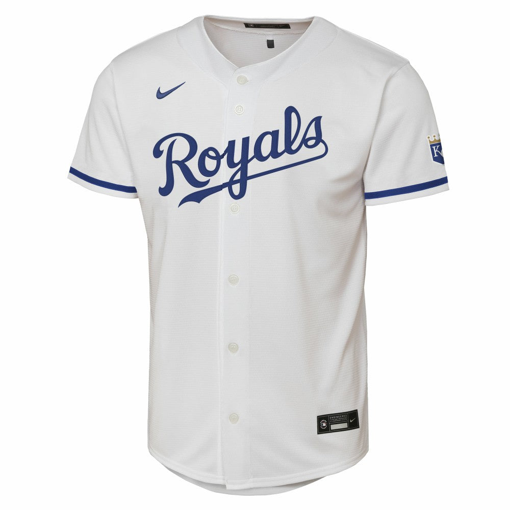 White Kansas City Royals Nike Youth Home Stadium Jersey