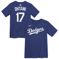 Royal Shohei Ohtani Los Angeles Dodgers Nike Preschool Name & Number T-Shirt