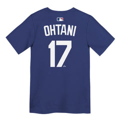 Royal Shohei Ohtani Los Angeles Dodgers Nike Preschool Name & Number T-Shirt
