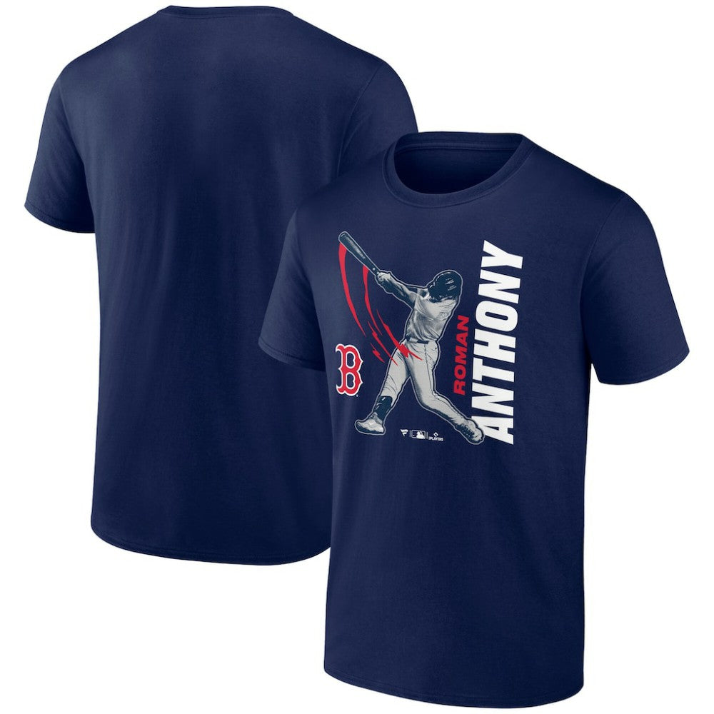 Navy Roman Anthony Boston Red Sox Graphic Player T-Shirt