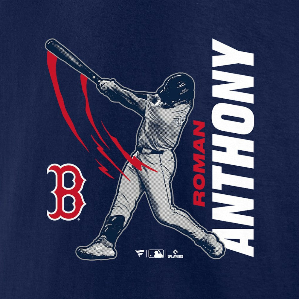 Navy Roman Anthony Boston Red Sox Graphic Player T-Shirt