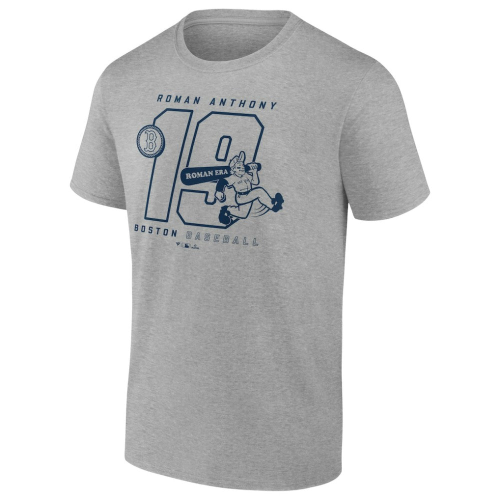 Heather Gray Roman Anthony Boston Red Sox Graphic Player T-Shirt