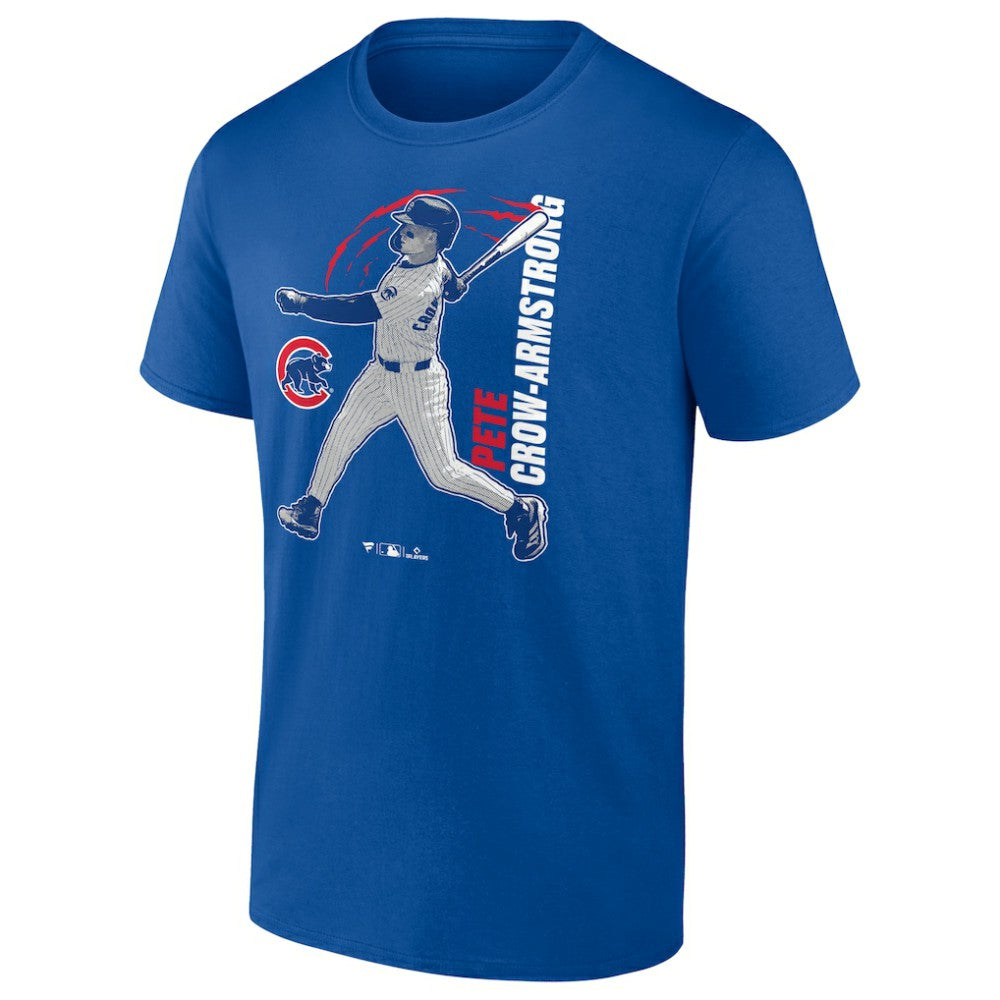 Royal Pete Crow-Armstrong Chicago Cubs Graphic Player T-Shirt