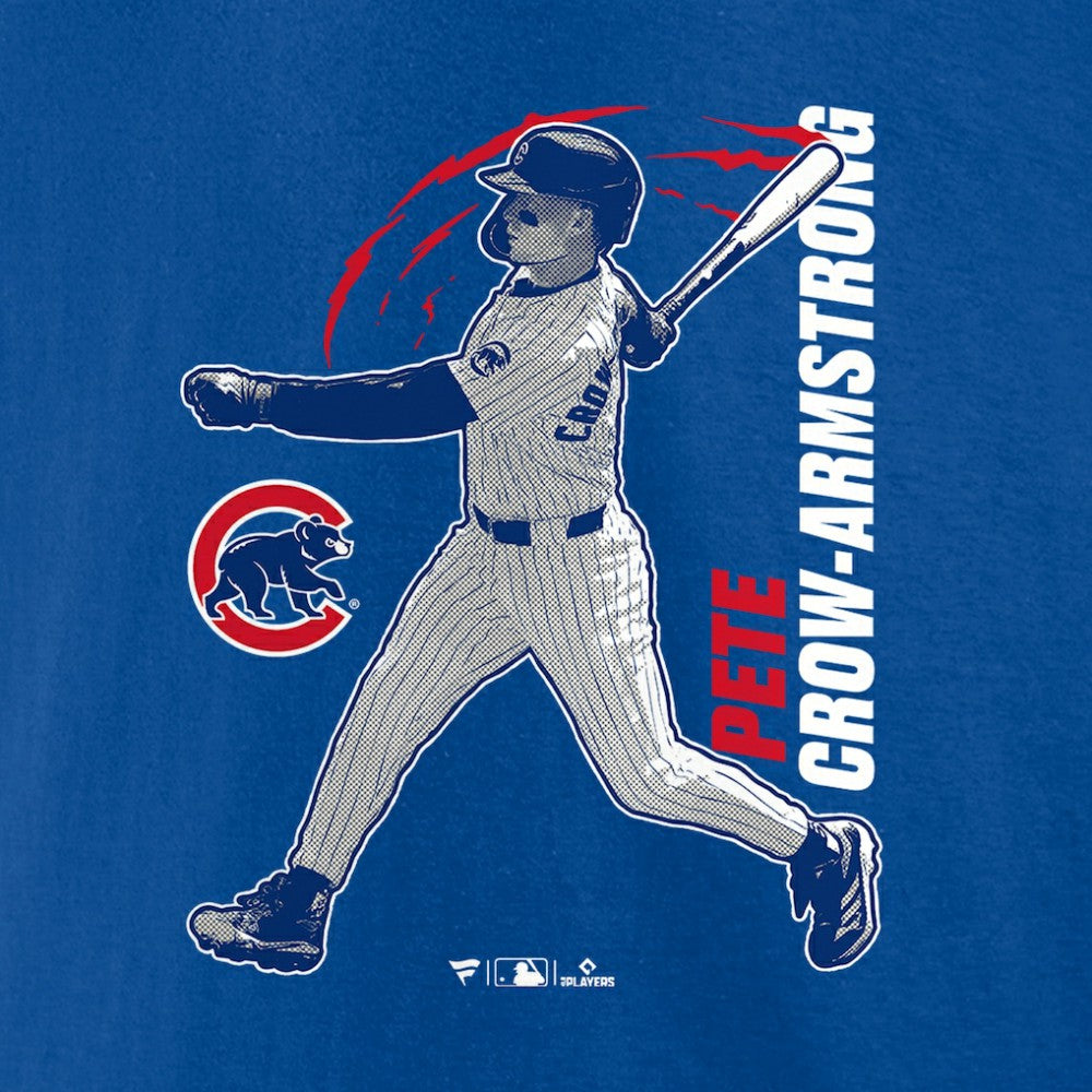 Royal Pete Crow-Armstrong Chicago Cubs Graphic Player T-Shirt