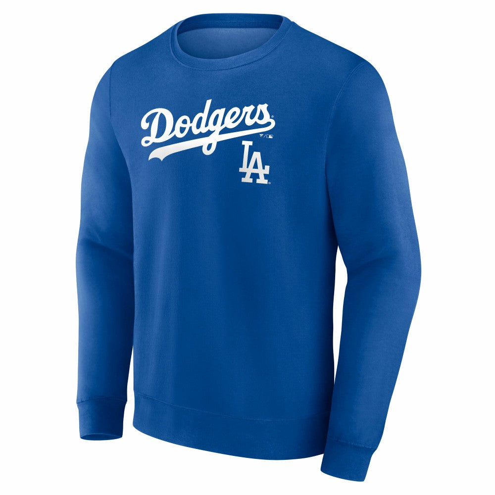 Royal Los Angeles Dodgers Team Lockup Sweatshirt