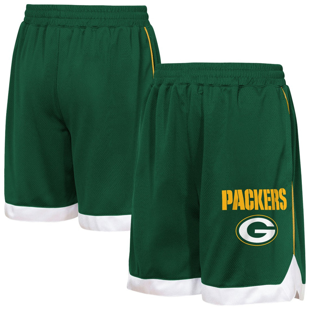 Outerstuff Youth All Star Mesh Shorts - Green Bay Packers Shorts
