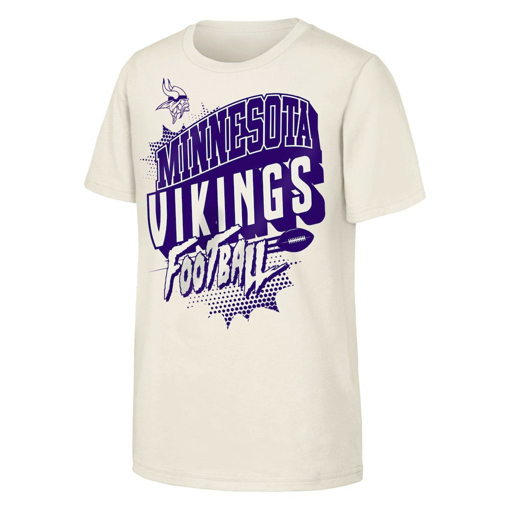 Outerstuff Youth Action Comic T-Shirt - Minnesota Vikings T-shirts