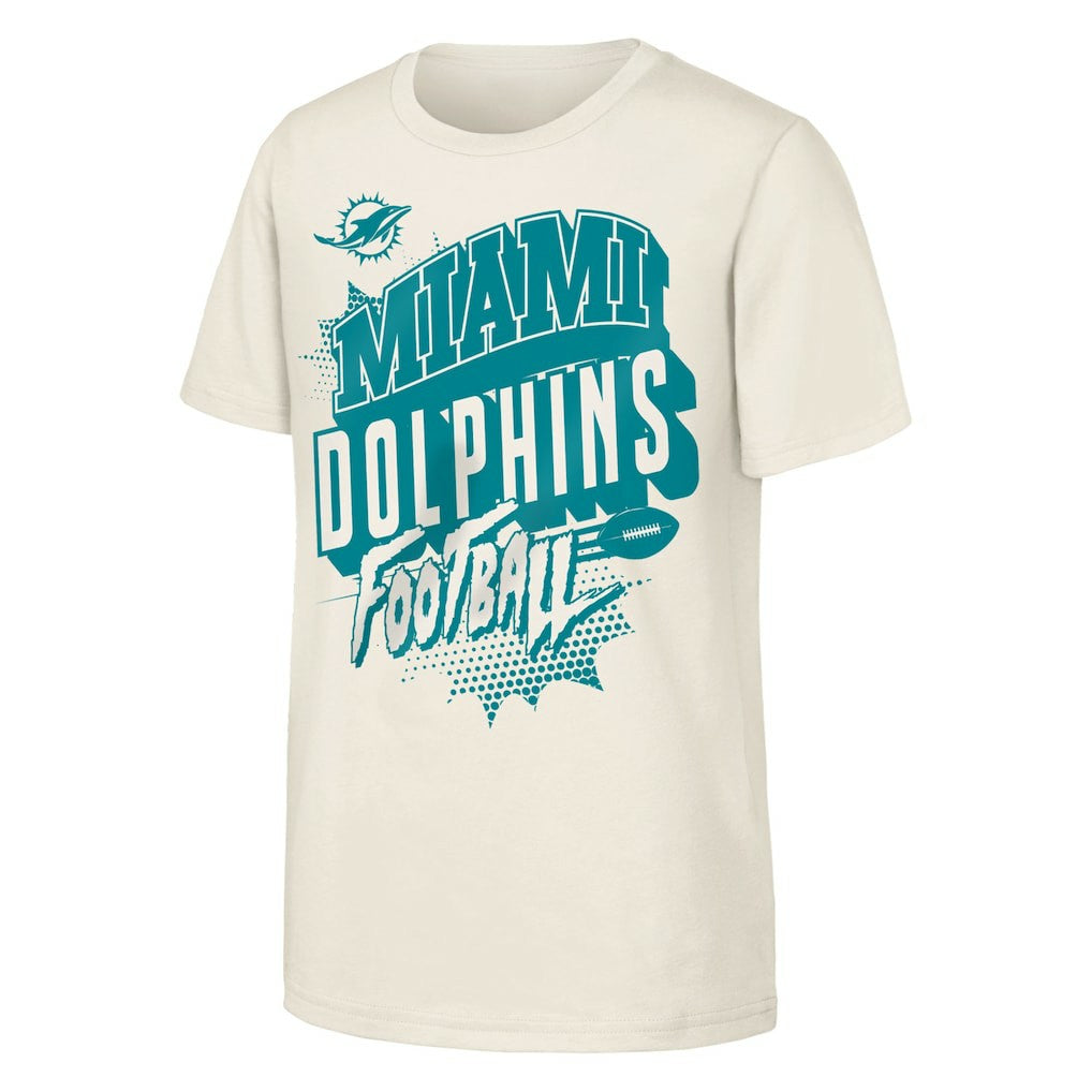 Outerstuff Youth Action Comic T-Shirt - Miami Dolphins T-shirts