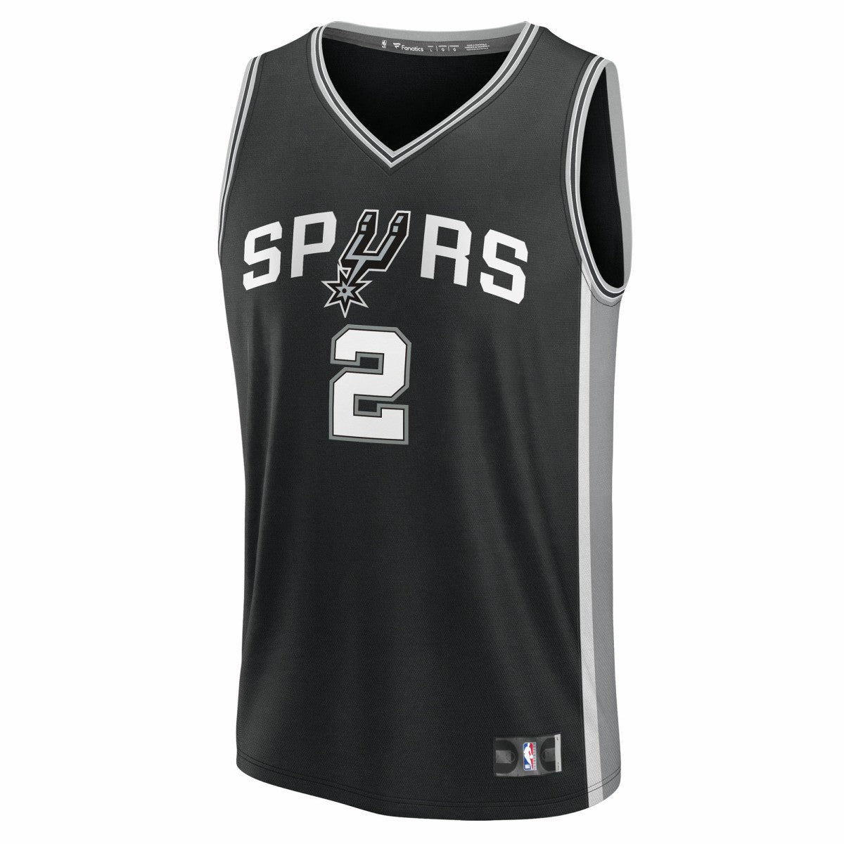 Fanatics Dylan Harper San Antonio Spurs 2025 NBA Draft First Round Pick Fast Break Replica Jersey