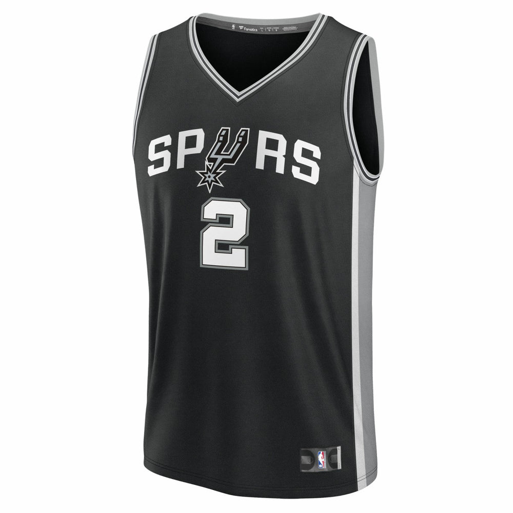 Fanatics Dylan Harper San Antonio Spurs 2025 NBA Draft First Round Pick Fast Break Replica Jersey