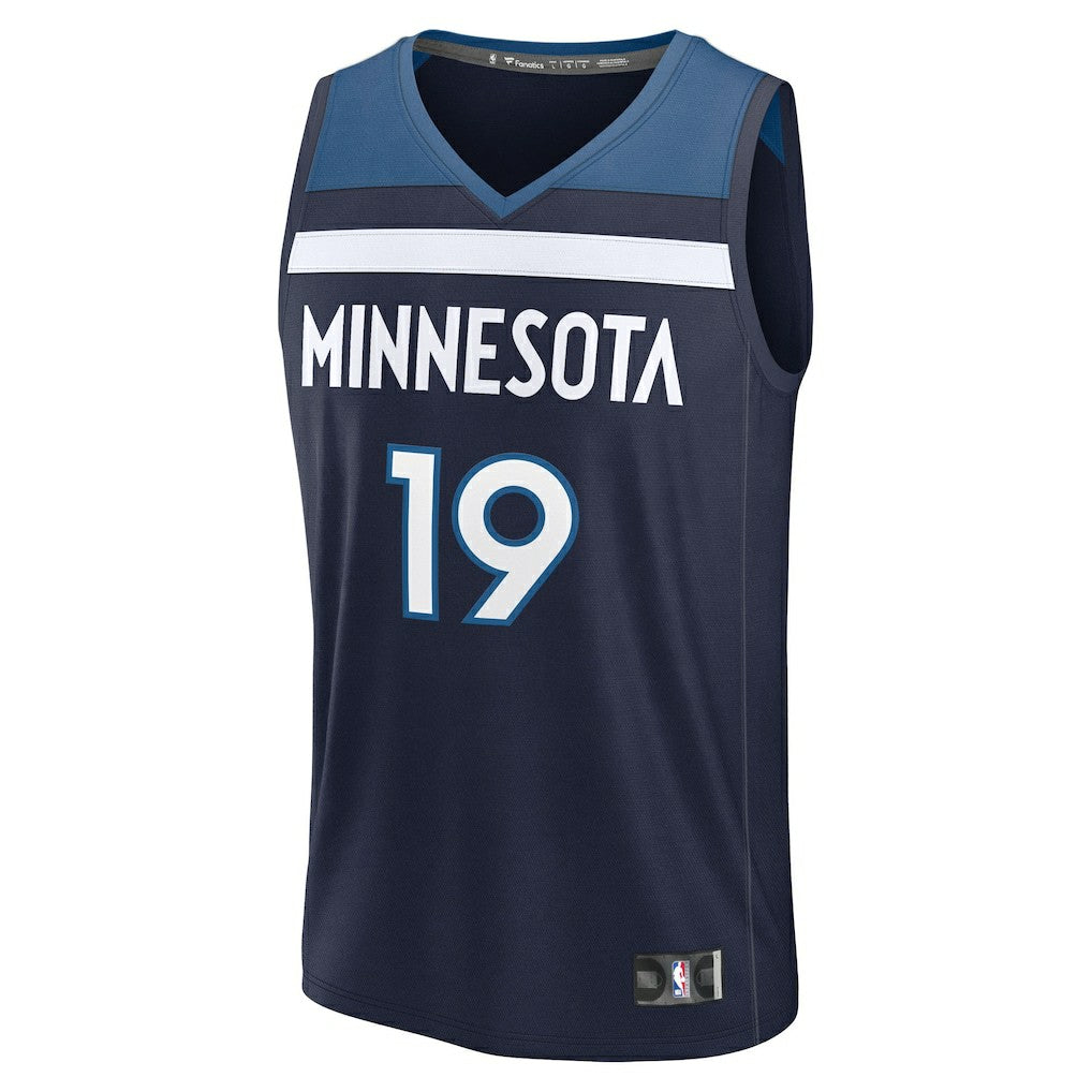 Fanatics Joan Beringer Minnesota Timberwolves 2025 NBA Draft First Round Pick Fast Break Replica Jersey