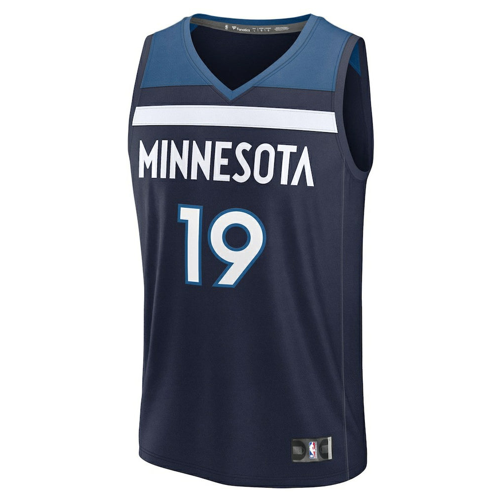 Fanatics Joan Beringer Minnesota Timberwolves 2025 NBA Draft First Round Pick Fast Break Replica Jersey