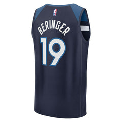 Fanatics Joan Beringer Minnesota Timberwolves 2025 NBA Draft First Round Pick Fast Break Replica Jersey
