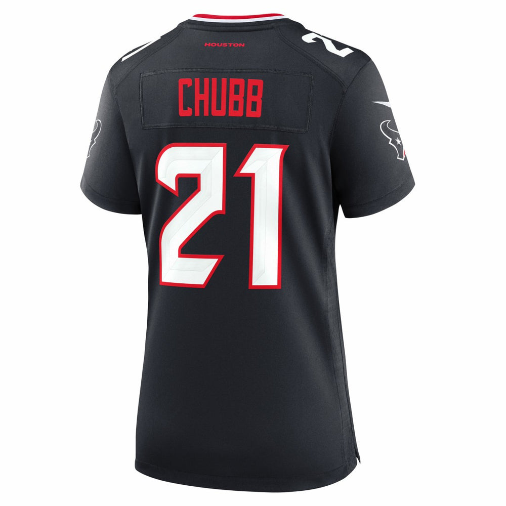 Nick Chubb  Women's Team Game Jersey - Houston Texans Jerseys