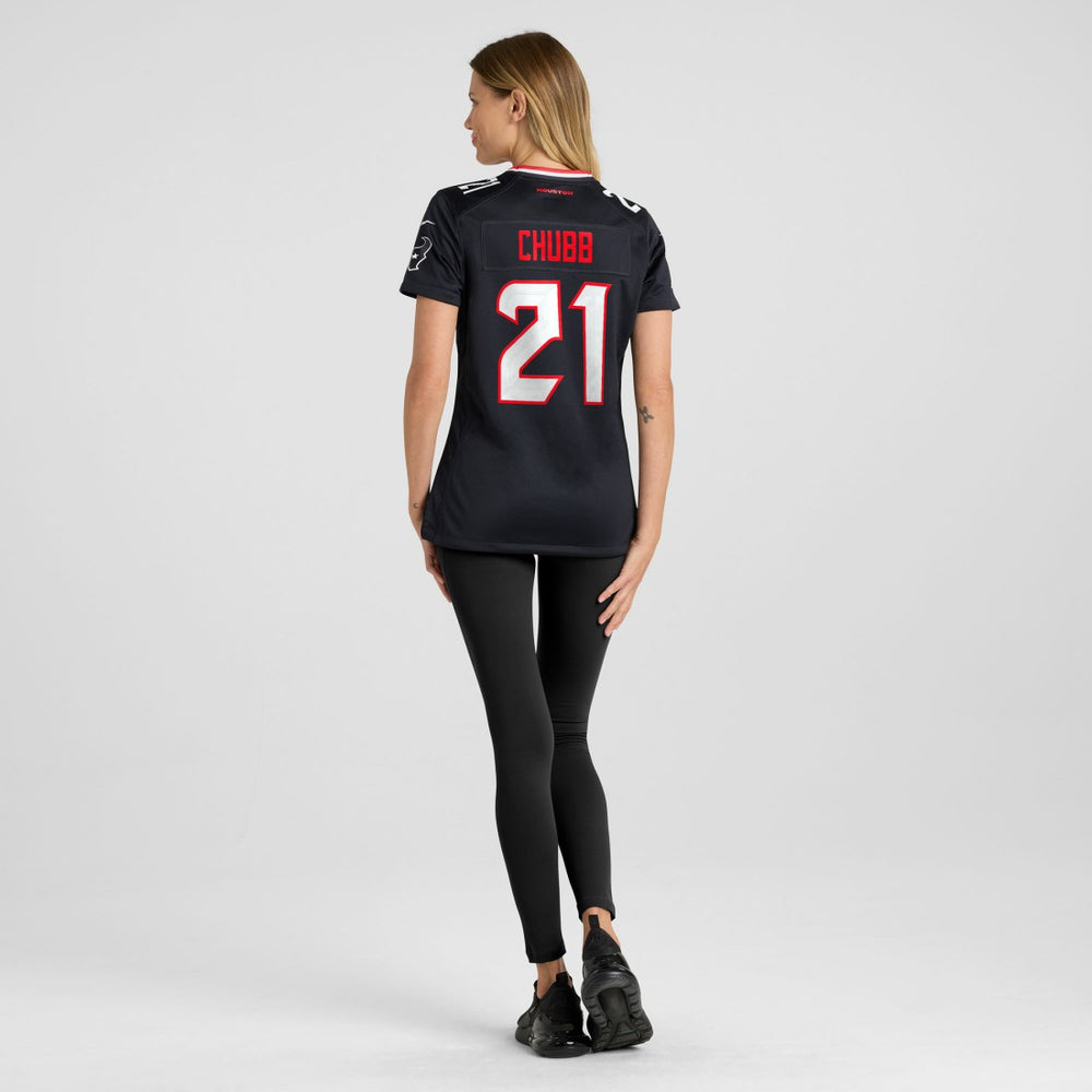 Nick Chubb  Women's Team Game Jersey - Houston Texans Jerseys