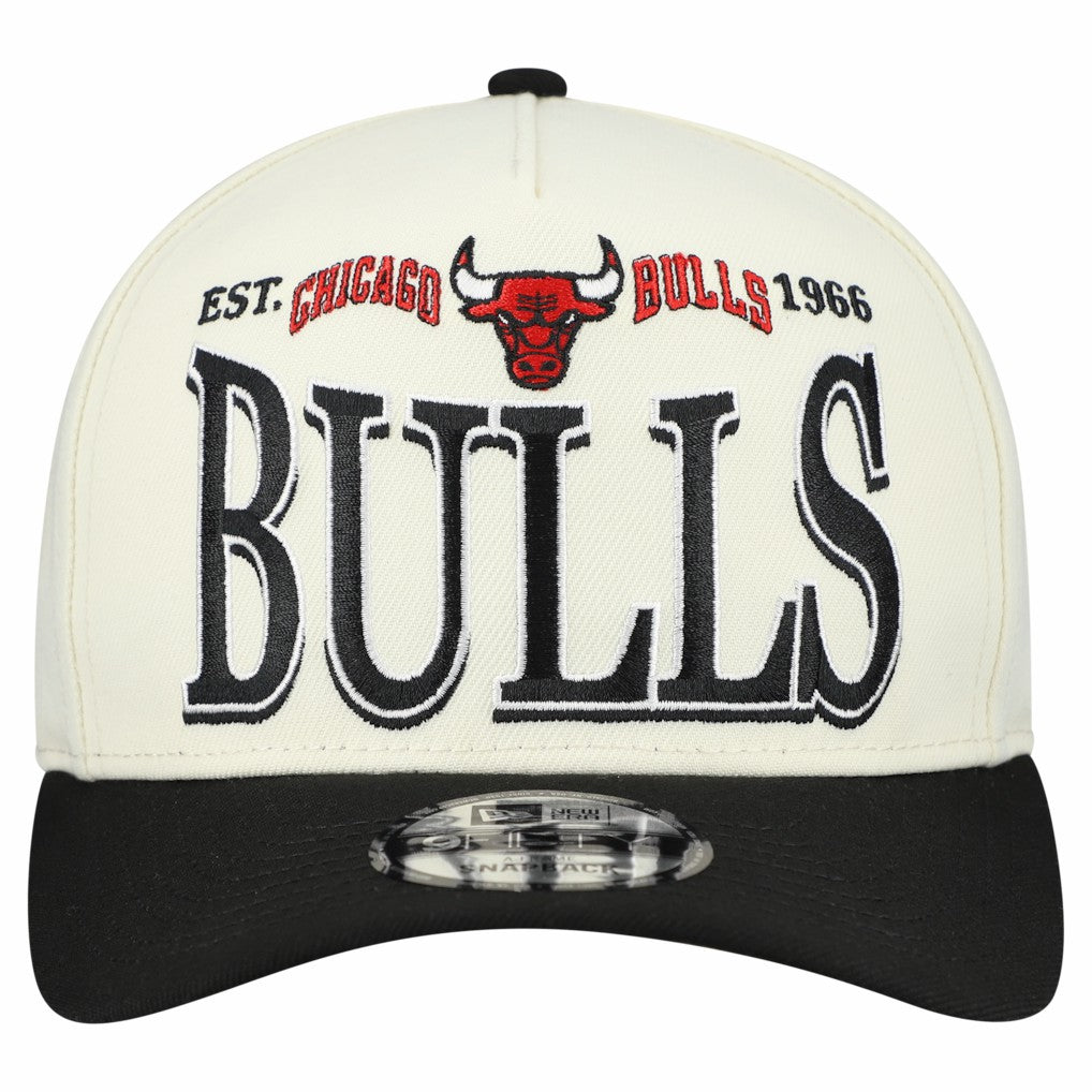 New Era Chicago Bulls Stretched 2-Tone A-Frame 9FIFTY Adjustable Hat