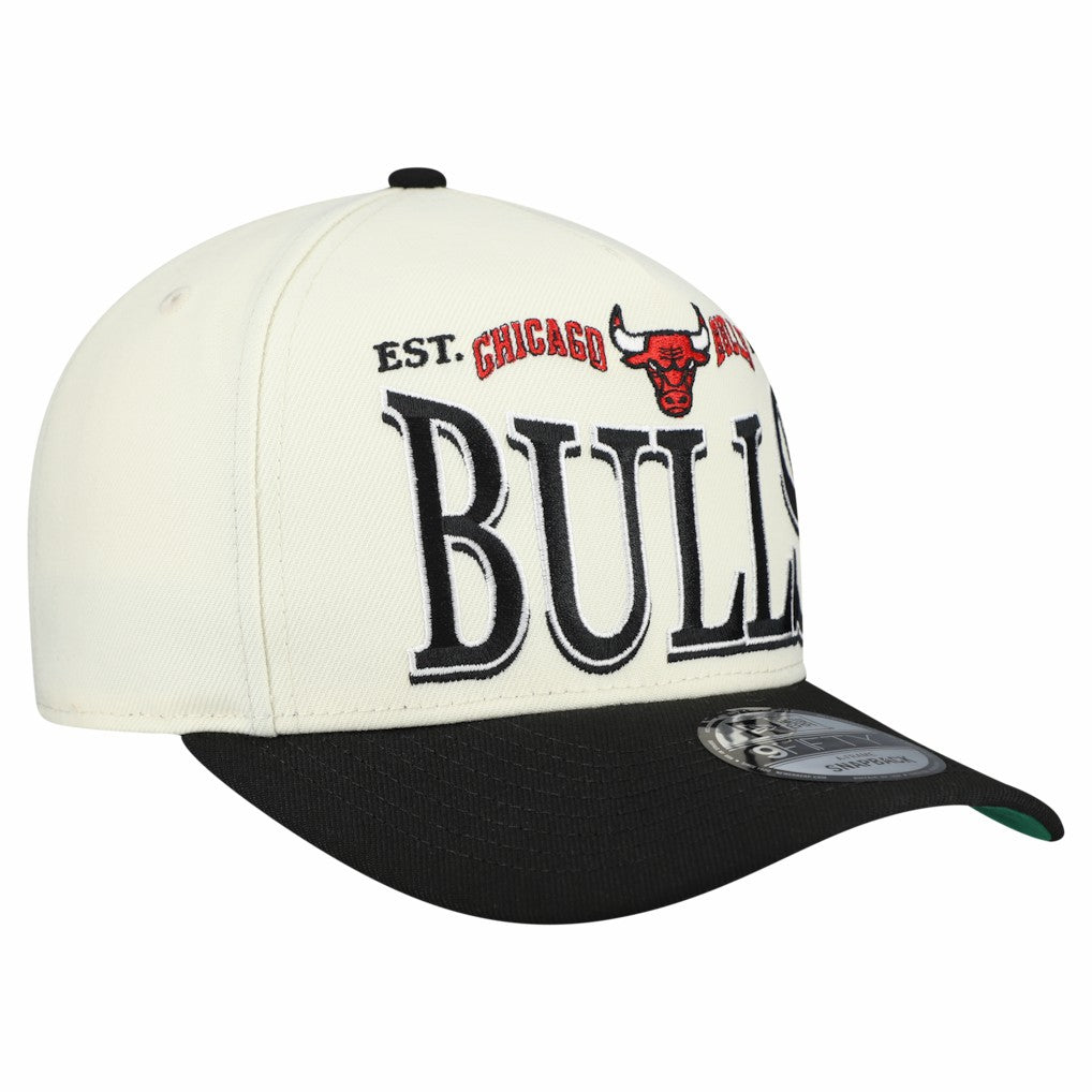 New Era Chicago Bulls Stretched 2-Tone A-Frame 9FIFTY Adjustable Hat
