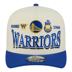 New Era Golden State Warriors Stretched 2-Tone A-Frame 9FIFTY Adjustable Hat sale