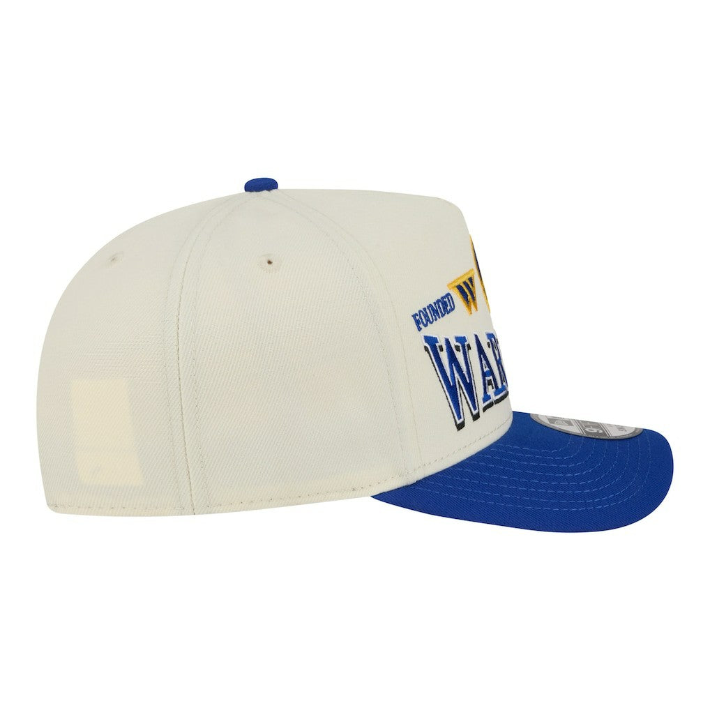 New Era Golden State Warriors Stretched 2-Tone A-Frame 9FIFTY Adjustable Hat sale