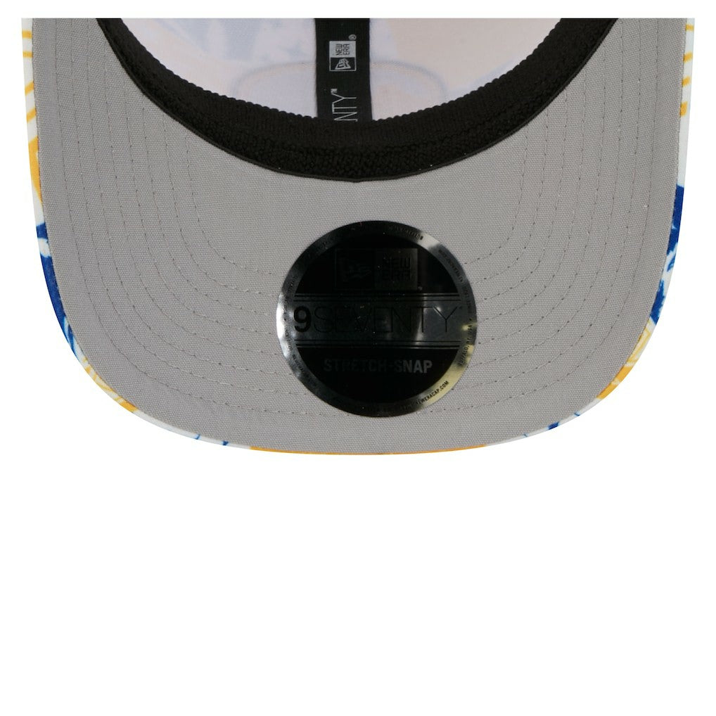 New Era Golden State Warriors Fan Pack Tropical Pattern 9SEVENTY Adjustable Hat sale