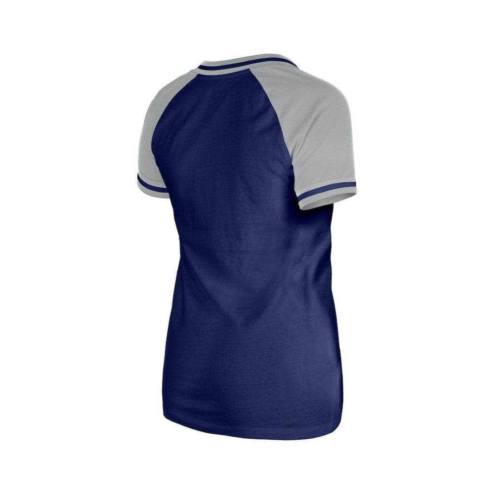 Royal Los Angeles Dodgers New Era Women's Gameday V-Neck T-Shirt
