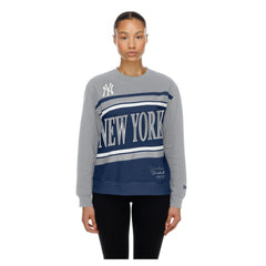 Navy/Gray New York Yankees New Era Women's Gameday Fleece Sweatshirt