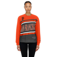 Gray/Orange San Francisco Giants New Era Women's Gameday Fleece Sweatshirt