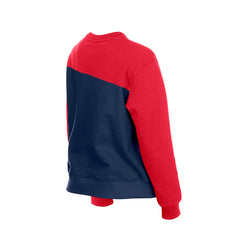 Navy/Red Cleveland Guardians New Era Women's Gameday Fleece Sweatshirt