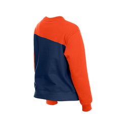 Navy/Orange Detroit Tigers New Era Women's Gameday Fleece Sweatshirt