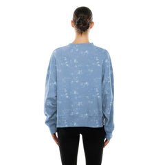 Light Blue Philadelphia Phillies New Era Women's Throwback Oversized Boxy Sweatshirt