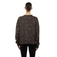 Brown San Diego Padres New Era Women's Throwback Oversized Boxy Sweatshirt