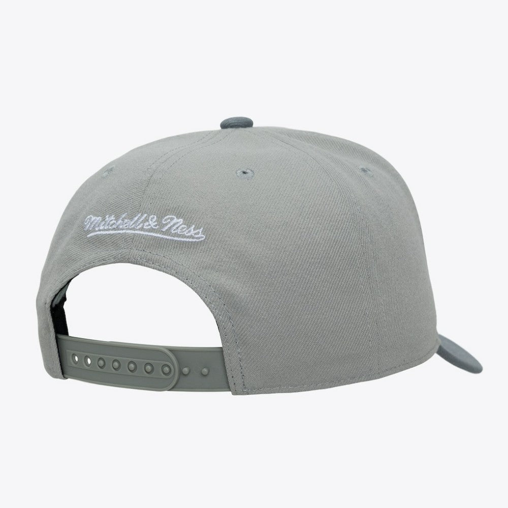 Gray San Diego Padres Mitchell & Ness Cooperstown Thunderstorm Head Coach Pro-Crown Adjustable Hat