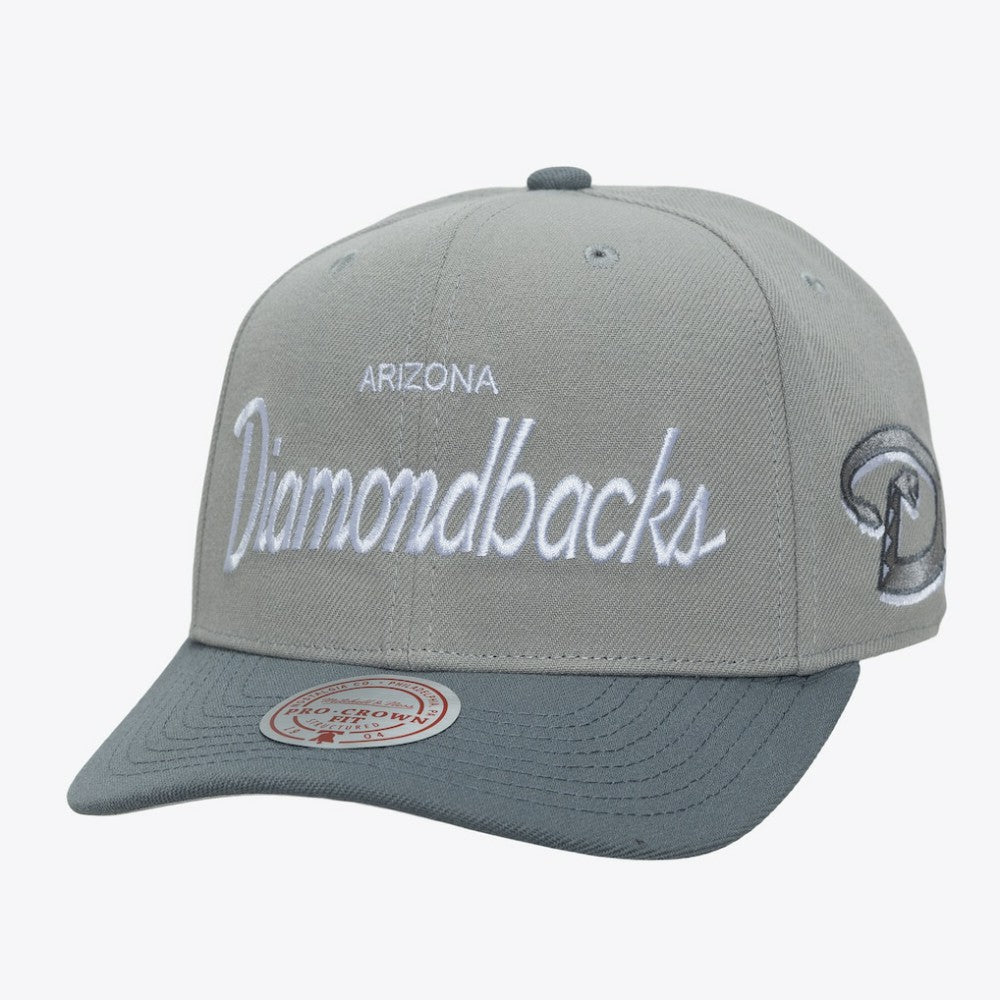Gray Arizona Diamondbacks Mitchell & Ness Cooperstown Thunderstorm Head Coach Pro-Crown Adjustable Hat